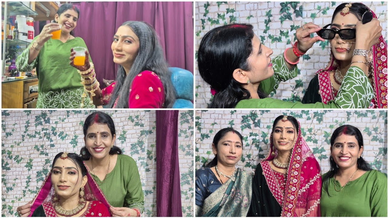 दुल्हन का मेकअप देखकर दुल्हन की बहन ने यह क्या बोला आप लोग भी सुन लो 🤗😍