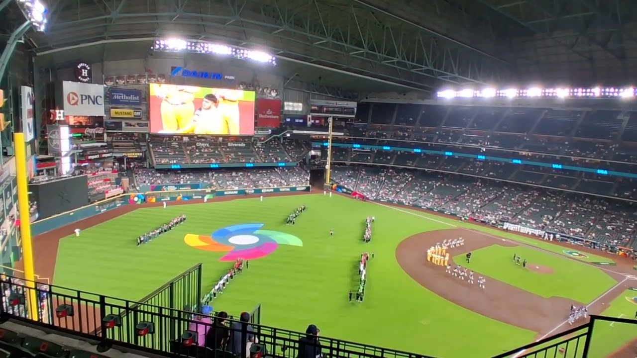 WBC Houston 2026 Opening Ceremony Team USA vs Team Brasil
