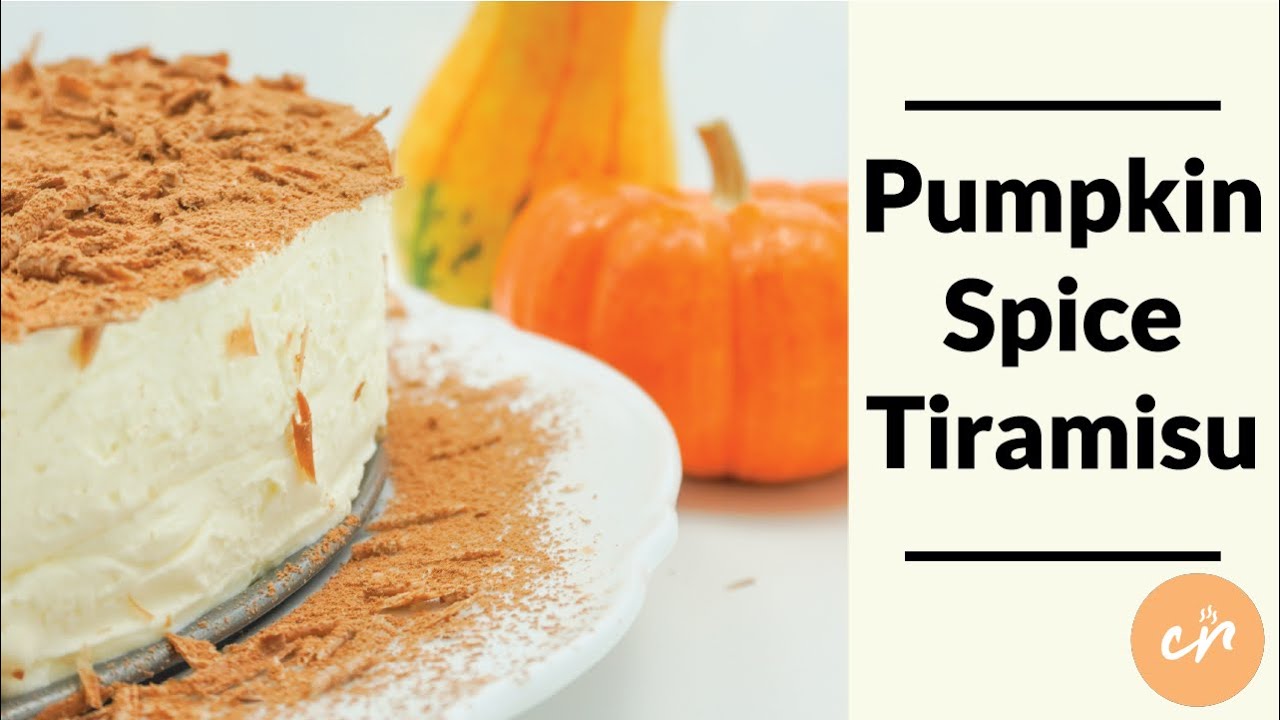 Pumpkin Spice Tiramisu | Cravings Desserts