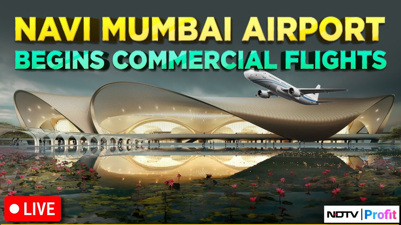 Watch LIVE: Navi Mumbai Airport Begins Commercial Flights On Christmas 2025