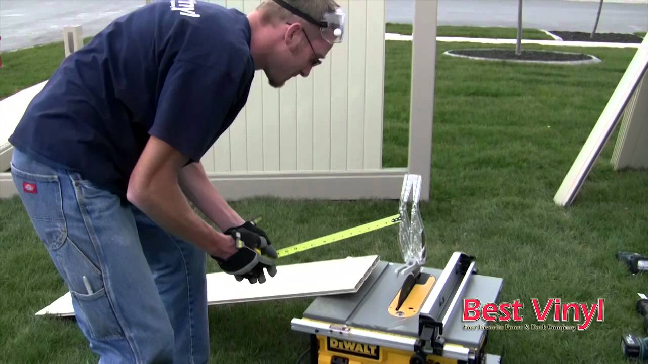 Vinyl Fence Installation BestVinyl.com (Part 2 of 2)