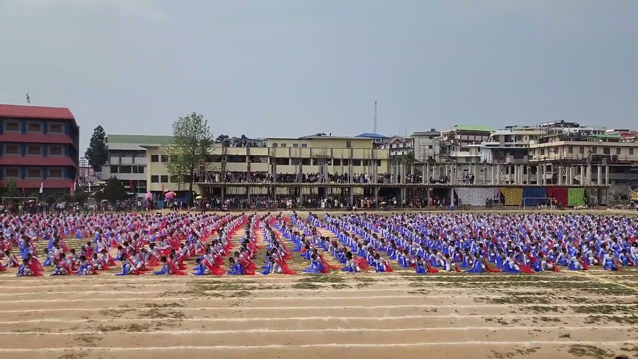 St Mary's class 6 to 10 Drill 2023. Choreographed by Risaka Nancy Pyrbot.