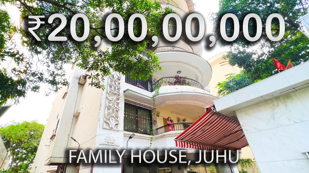 20 Cr 4BHK Family House on B M Mehta Road, Juhu, Mumbai | Rent : 6.5 Lakhs