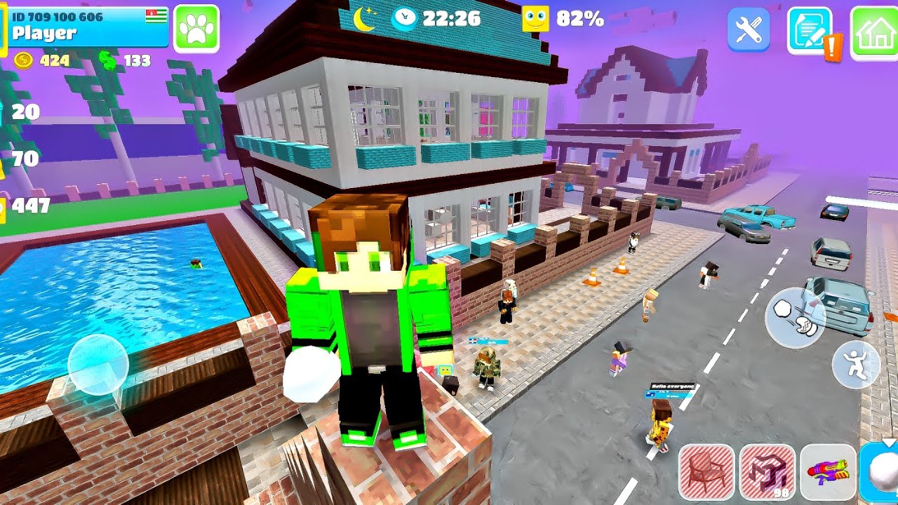 school party craft || playcraft gameplay