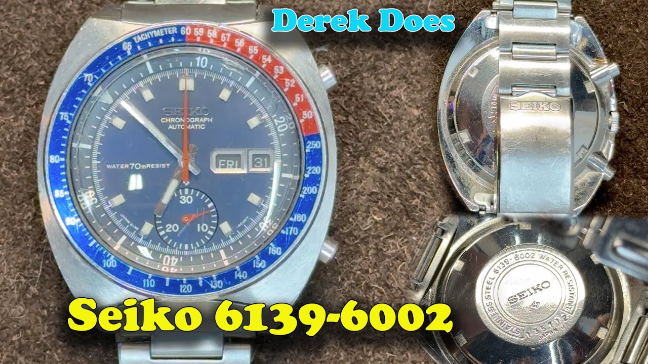 Seiko 6139-6002 Watch.