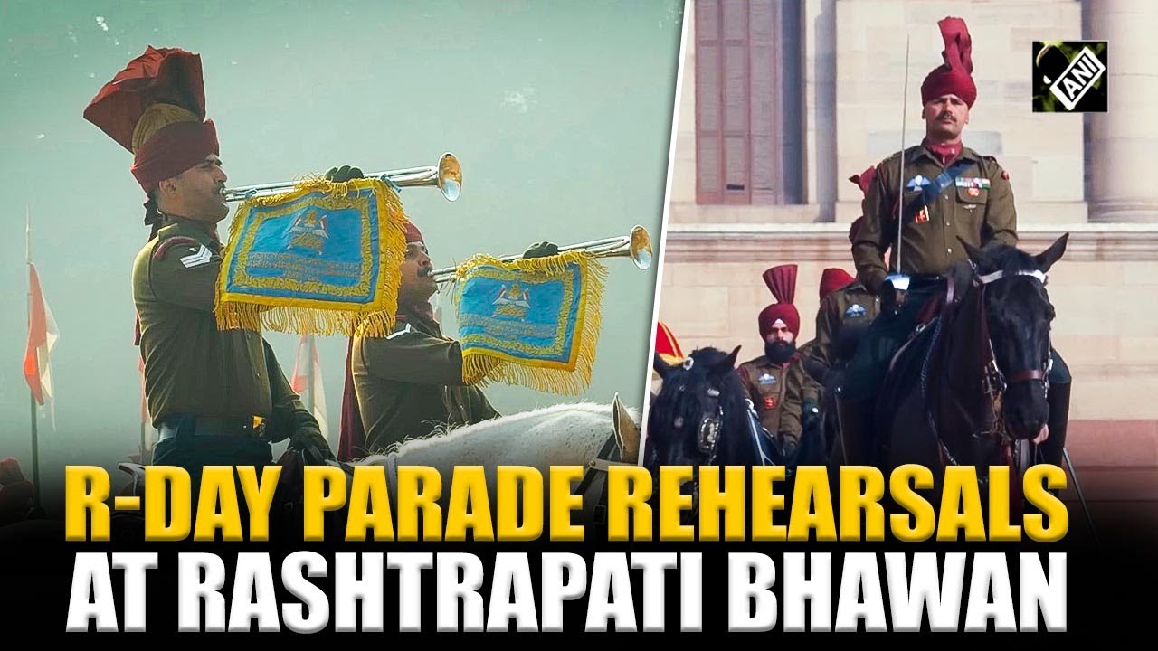 Republic Day parade rehearsals begin at Rashtrapati Bhavan, showcasing discipline & national pride