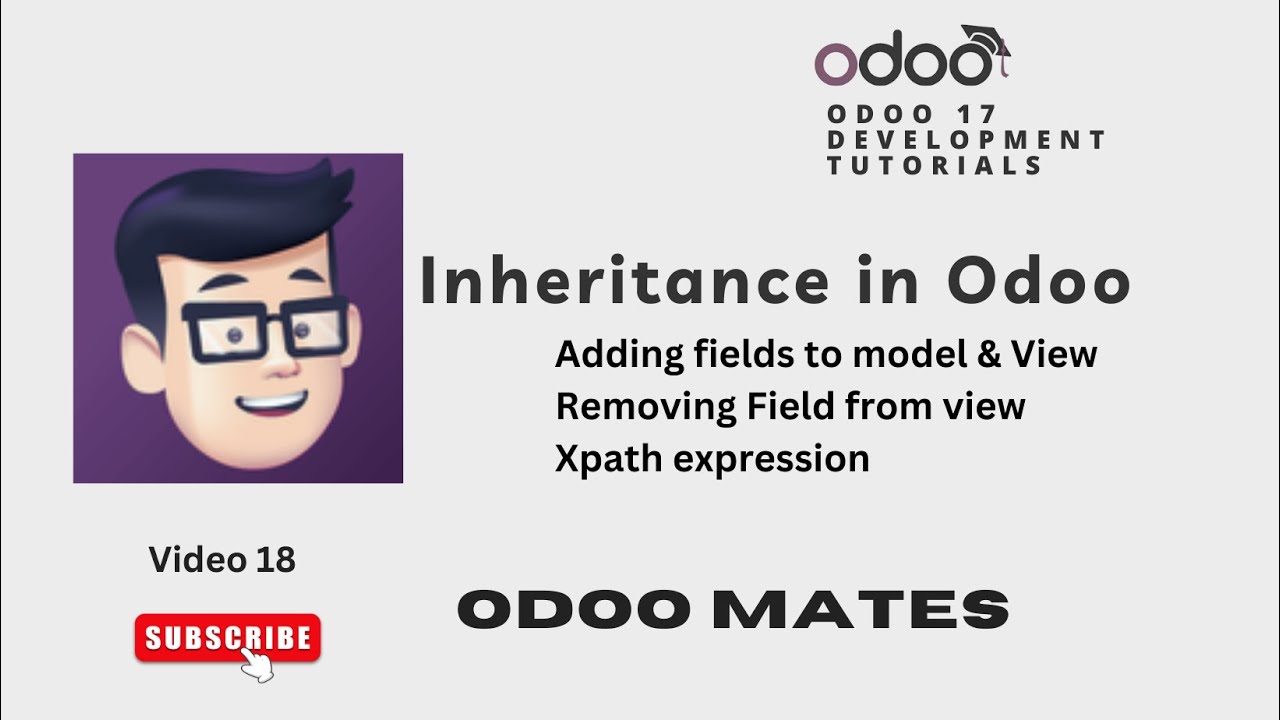 Наследование в Odoo || Добавление или удаление полей из существующих модулей Odoo