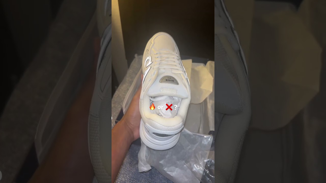 Dior b30 review reflective all white #sneakers #sneakerhead #shorts