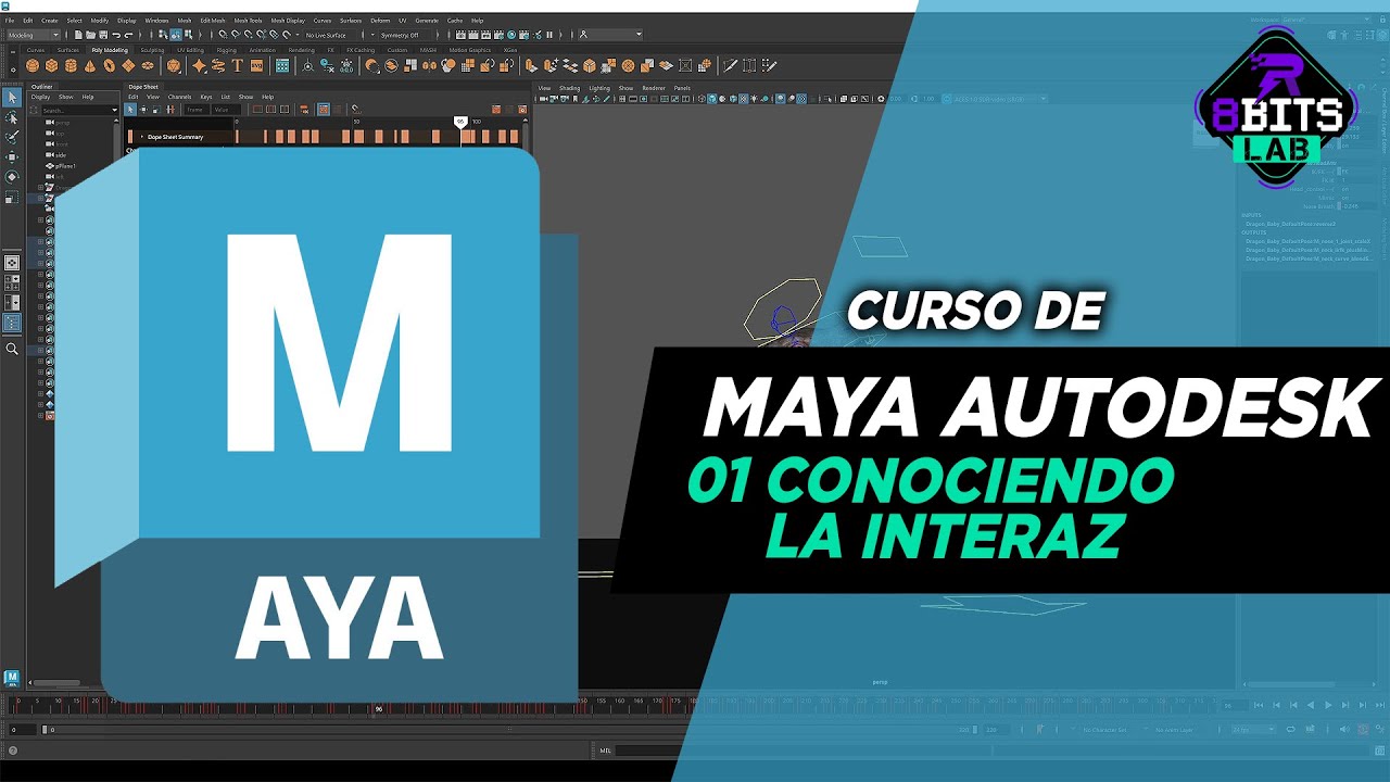 Curso de Maya I 01 Conociendo la interfaz