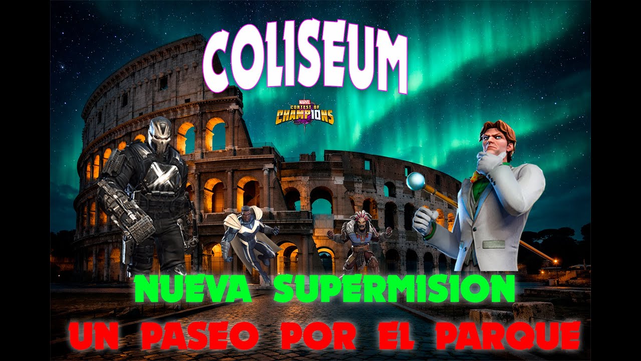 🔴COLISEO INDIVIDUAL Y DE ALIANZA | SUPERMISION: UN PASEO POR EL PARQUE | MCOC🔥