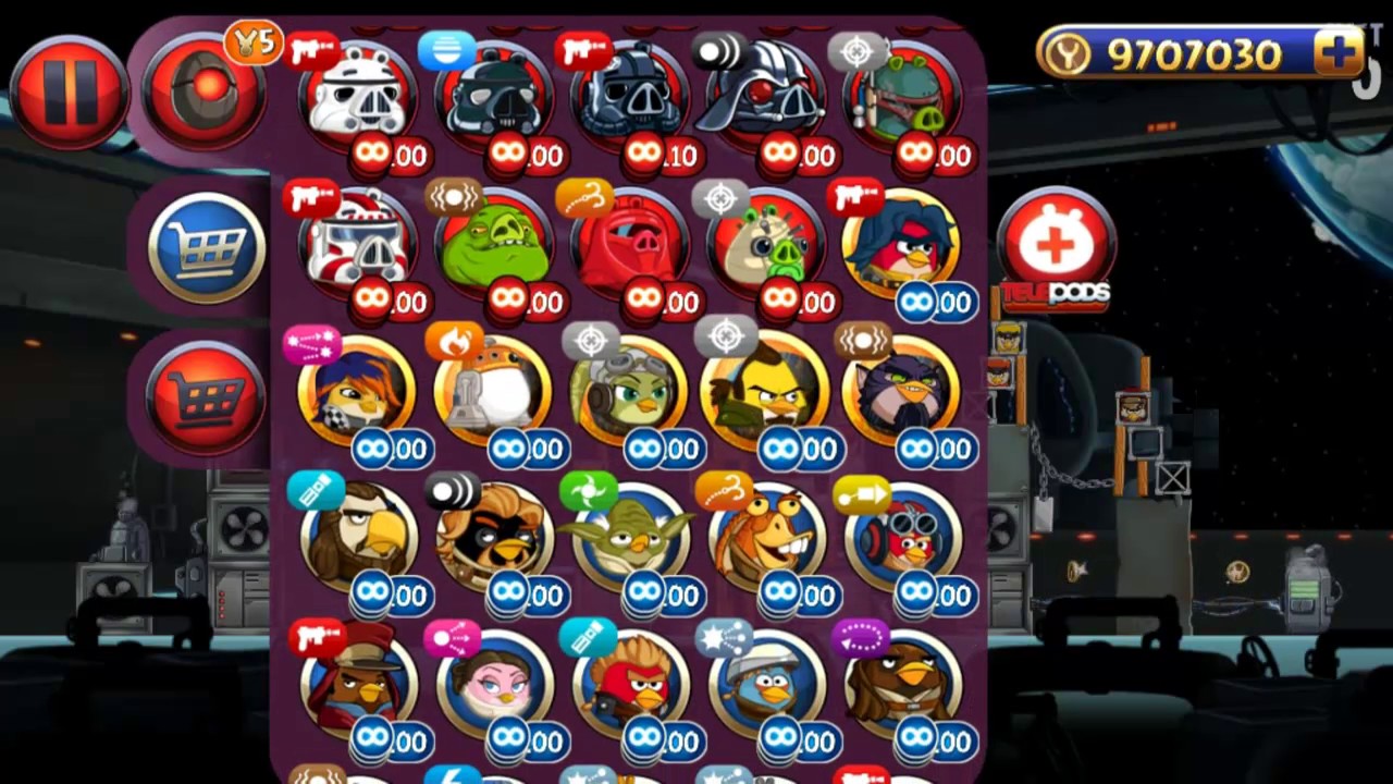Angry Birds Star Wars 2 Naboo Invasion All levels (Pork side)