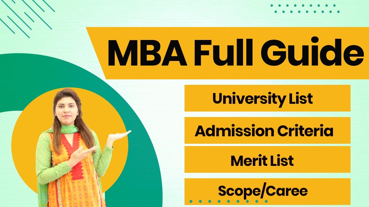 MBA Scope in Pakistan - MBA Admission process 2022-  MBA Jobs Salary in Pakistan