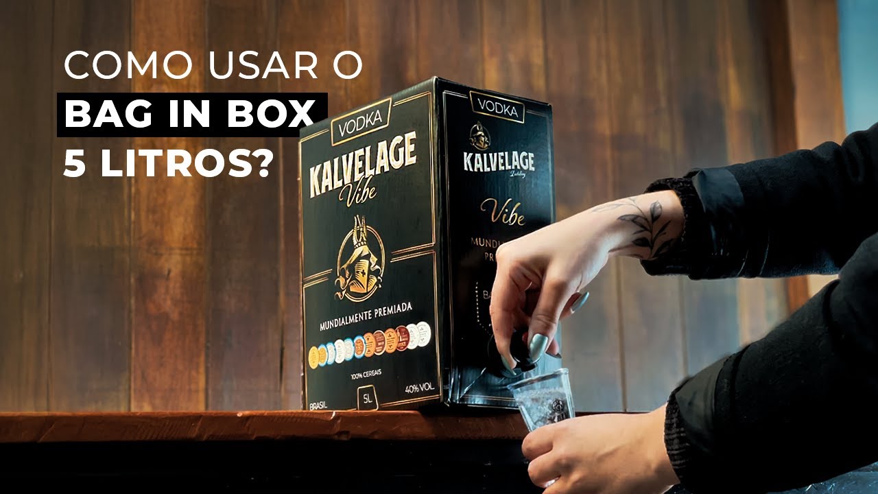 Como usar o Bag in Box 5 litros?