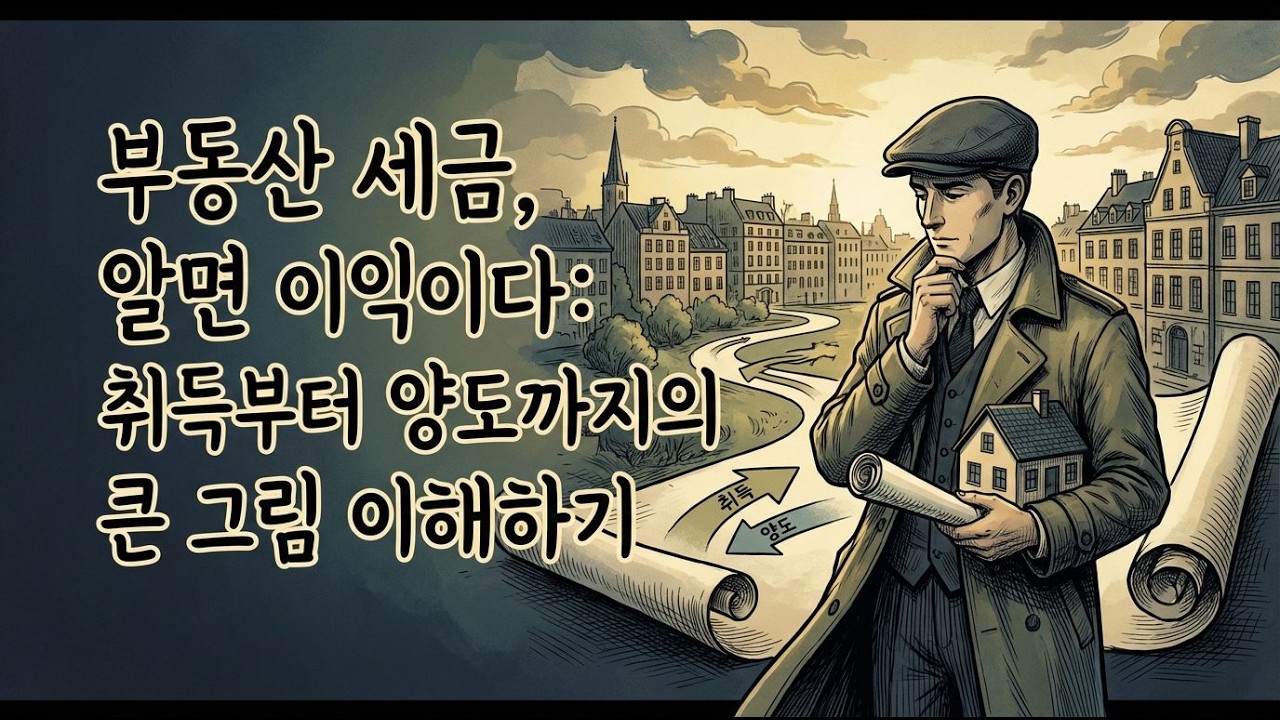 부동산 세금, 알면 이익이다: 취득부터 양도까지의 큰 그림 이해하기