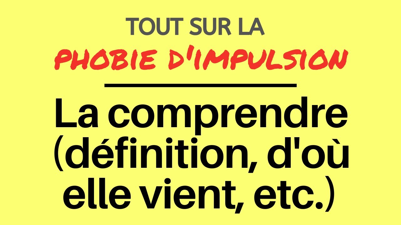 La phobie d'impulsion (TOC): sa définition et ses causes