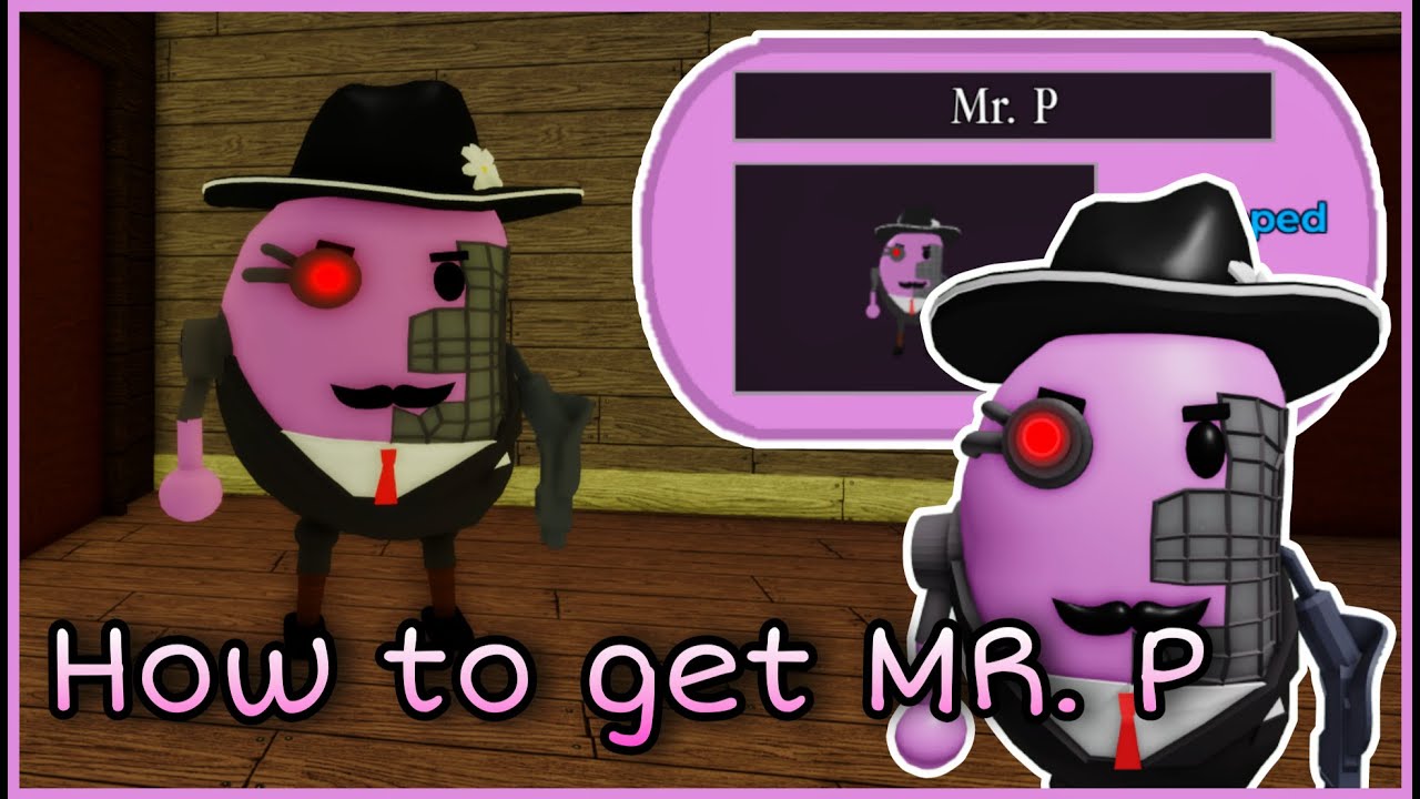 How to get Mr. P SKIN in PIGGY + TRUE ENDING BADGE (Timestamps!)