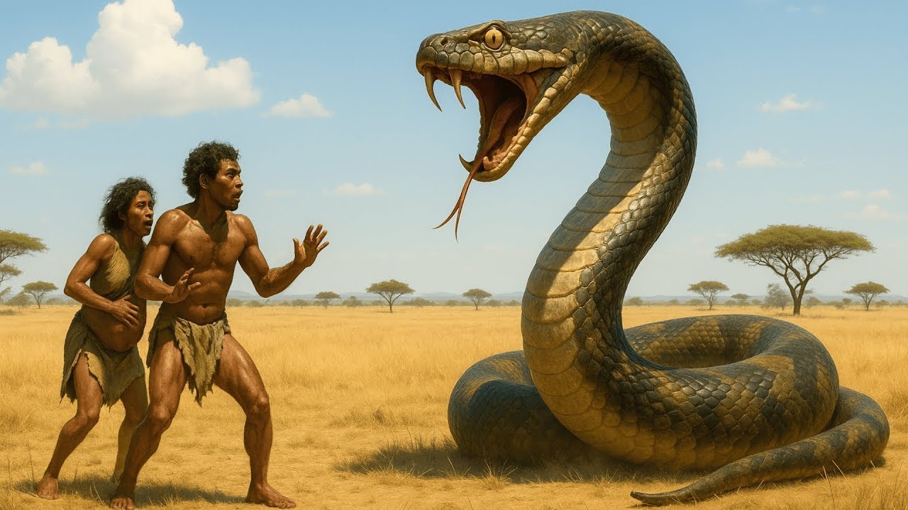 Life 4.8 Million Years Ago | How Prehistoric Humans Escaped the Pursuit of Fight Giant Python