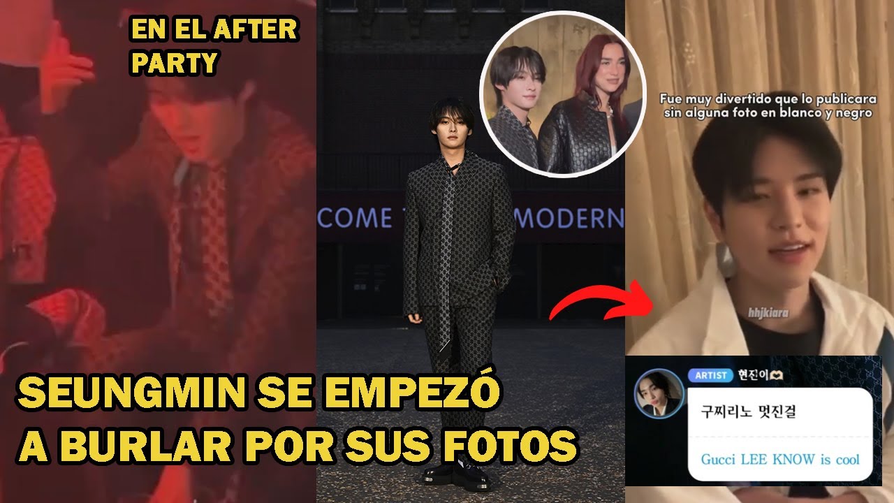 Straykids demostró su apoyo a Leeknow en evento de GUCCI