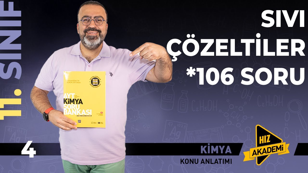 AYT Kimya 2025 - Sıvı Çözeltiler - 106 Soru İle Öğren!