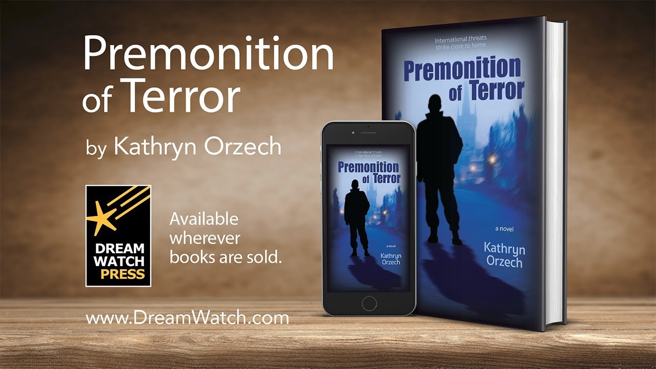 PREMONITION OF TERROR, a psychic thriller. What began as a hobby could get her killed.