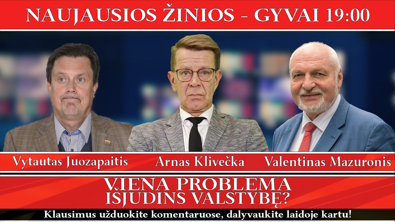 Viena problema i&scaron;judins Valstybę? - GYVAI - 2025-12-15.