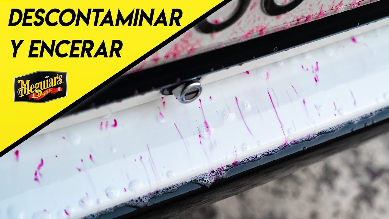 Como DESCONTAMINAR y ENCERAR tu Coche