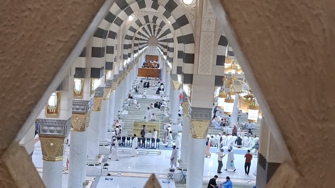Isha Prayer Night View Madina 🌙 | Peaceful Moments After Salah | Masjid e Nabawi ﷺ