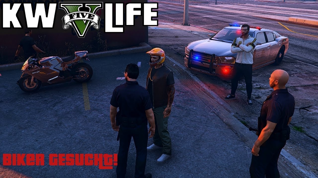 BIKER GESUCHT! & RAUBÜBERFALL!? ► KW5LIFE - GTA RP | #029
