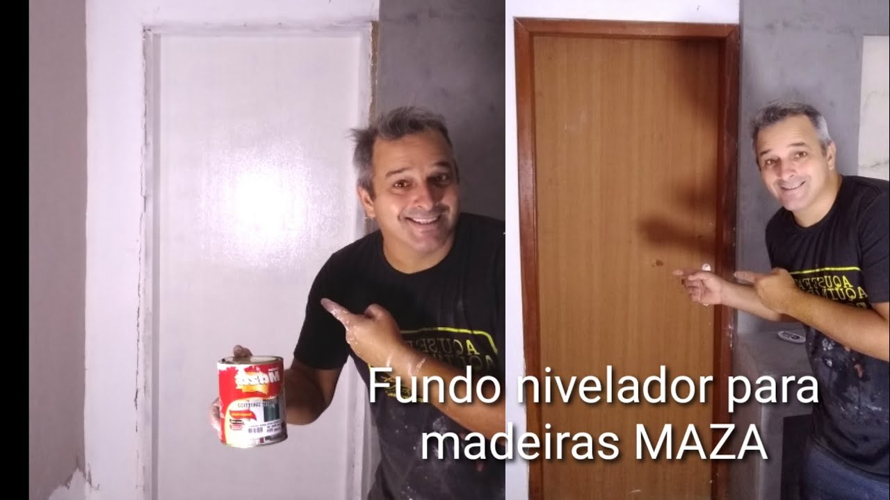 FUNDO NIVELADOR PARA MADEIRA - COMO PINTAR PORTA CORRETAMENTE - PINTURA MADEIRA e MDF - TINTAS MAZA