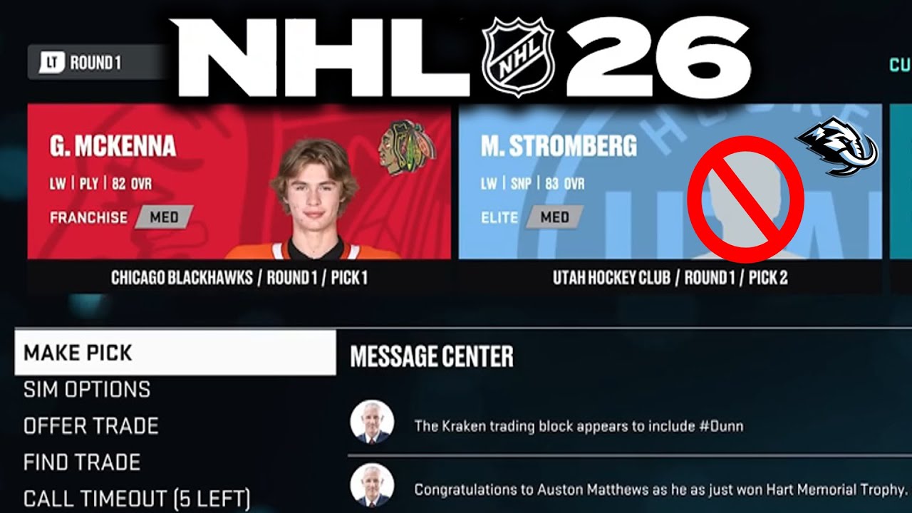 NHL 26 Franchise Mode Top 10 Wishlist