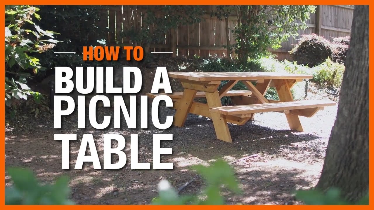 How To Build A Picnic Table | The Home Depot
