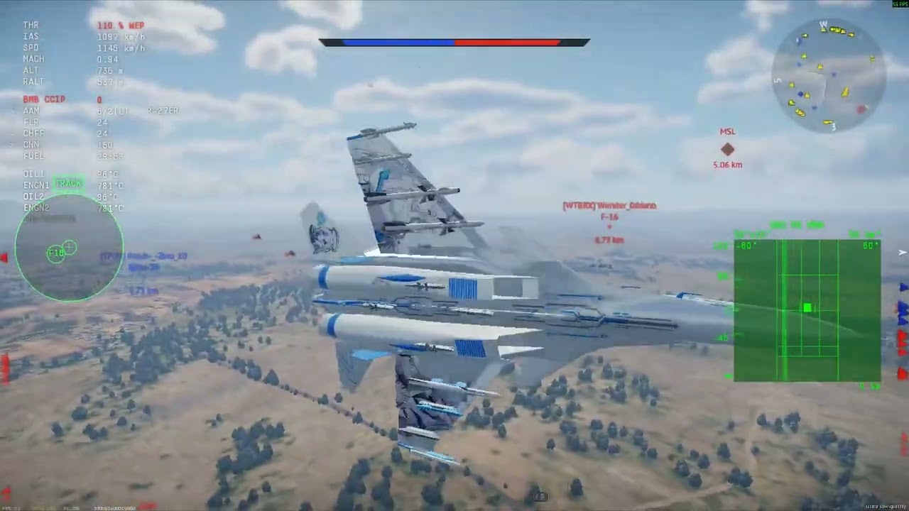 So I played the Su-33..