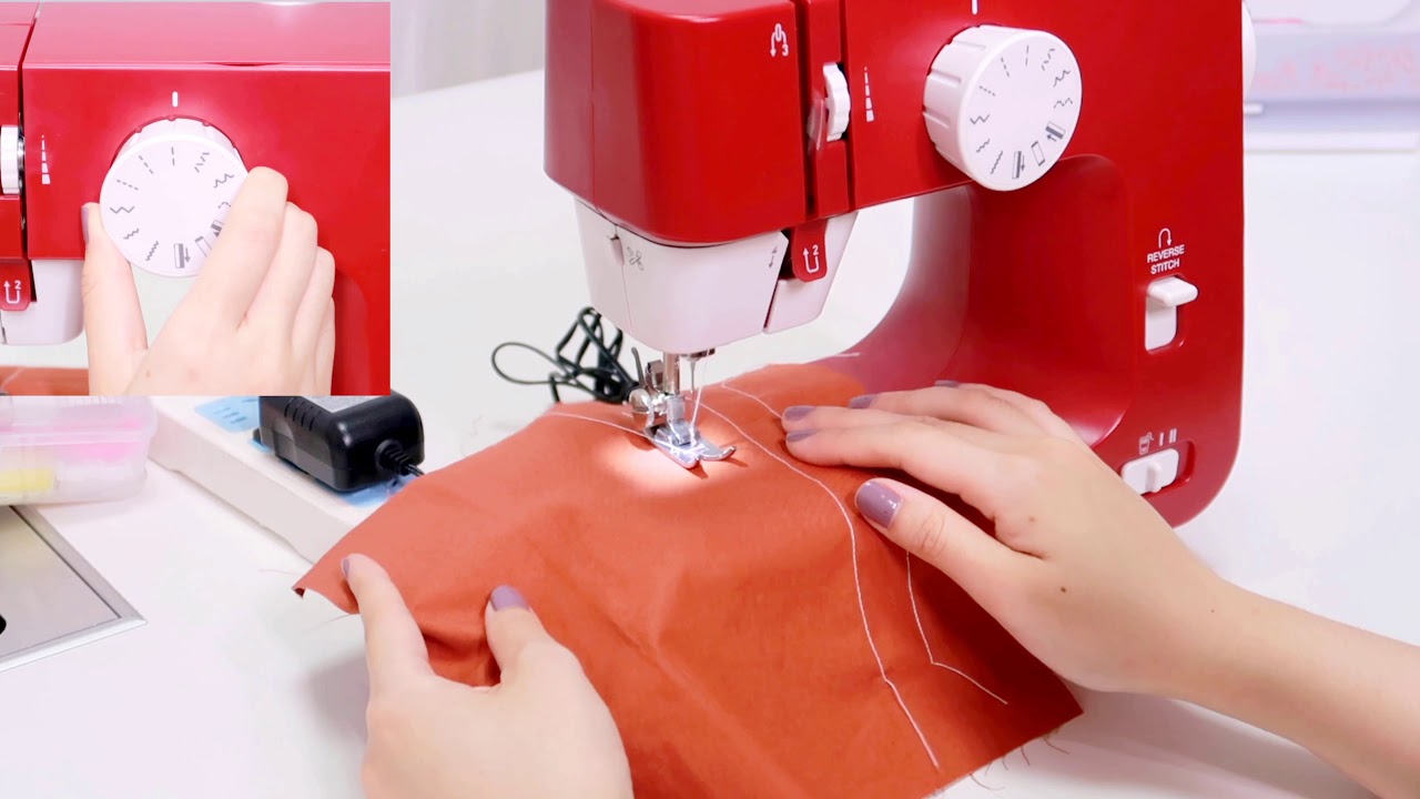 KPCB 1501 Sewing Machine Red Color Introduction