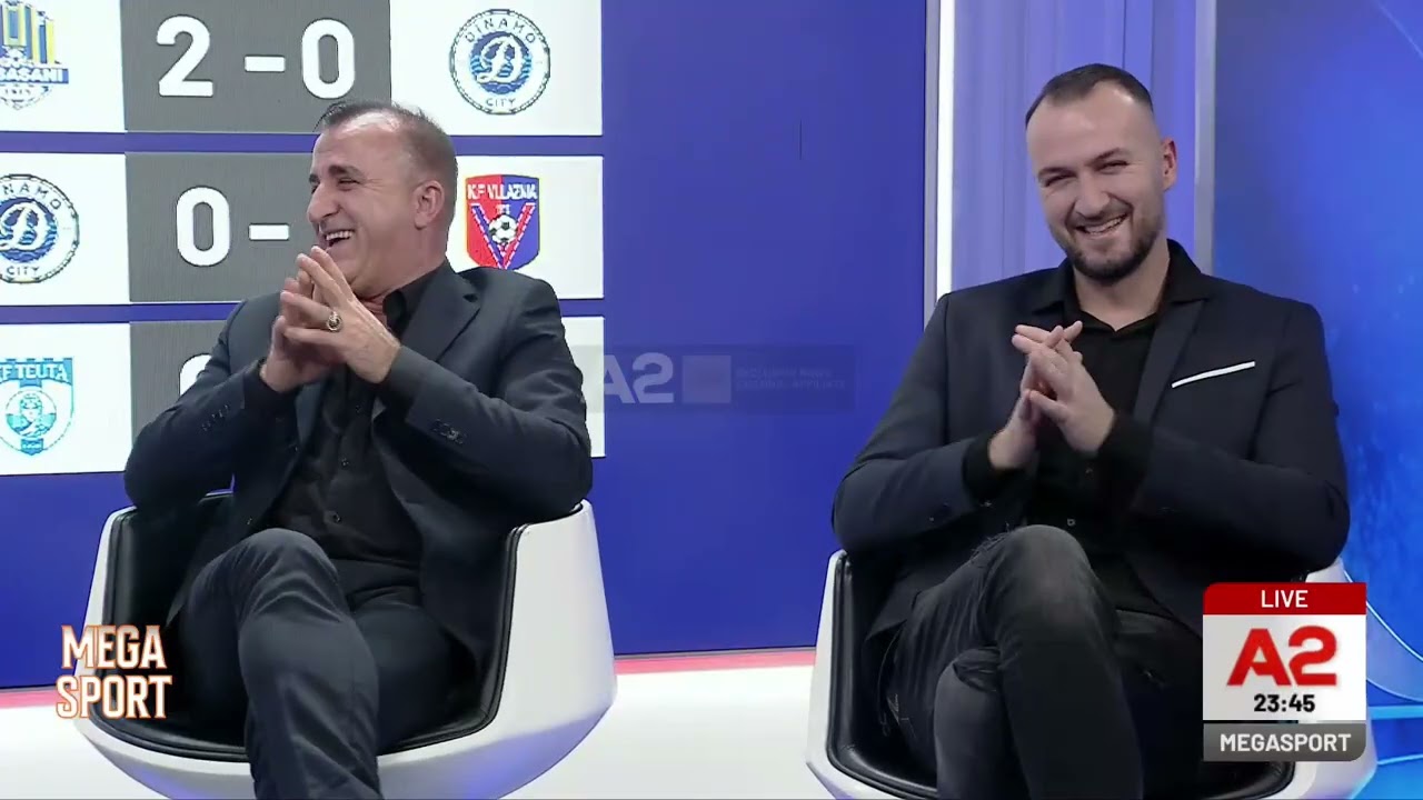 Shpërthejnë të qeshurat në emision, çfarë ndodhi në studion e Mega Sport