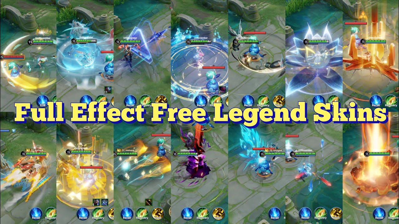 FULL EFFECT ALL FREE LEGEND SKINS IN EVENT JUNE 28 • HONOR OF KINGS
