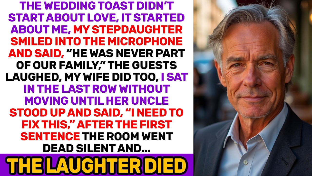 At the Wedding Toast They Laughed at Me Publicly — I Stayed Silent Until One Man Spoke