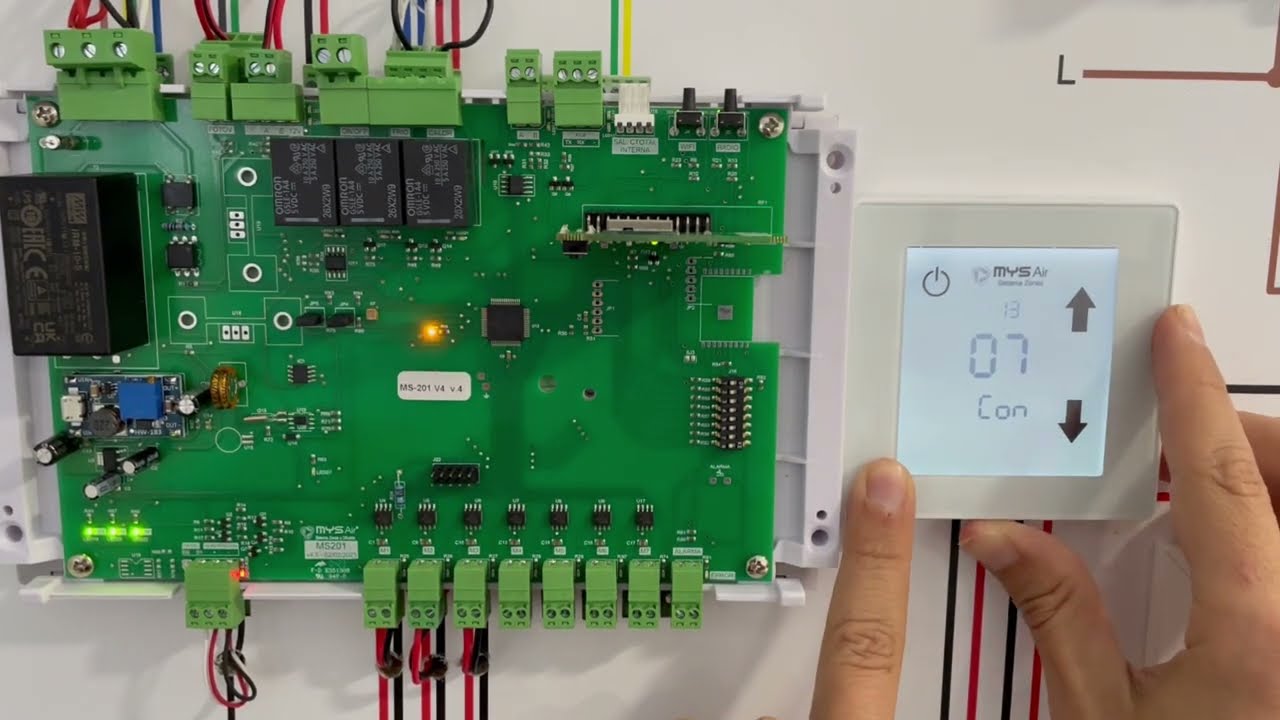 Configuración RF en el módulo MS210WR de MYSAir