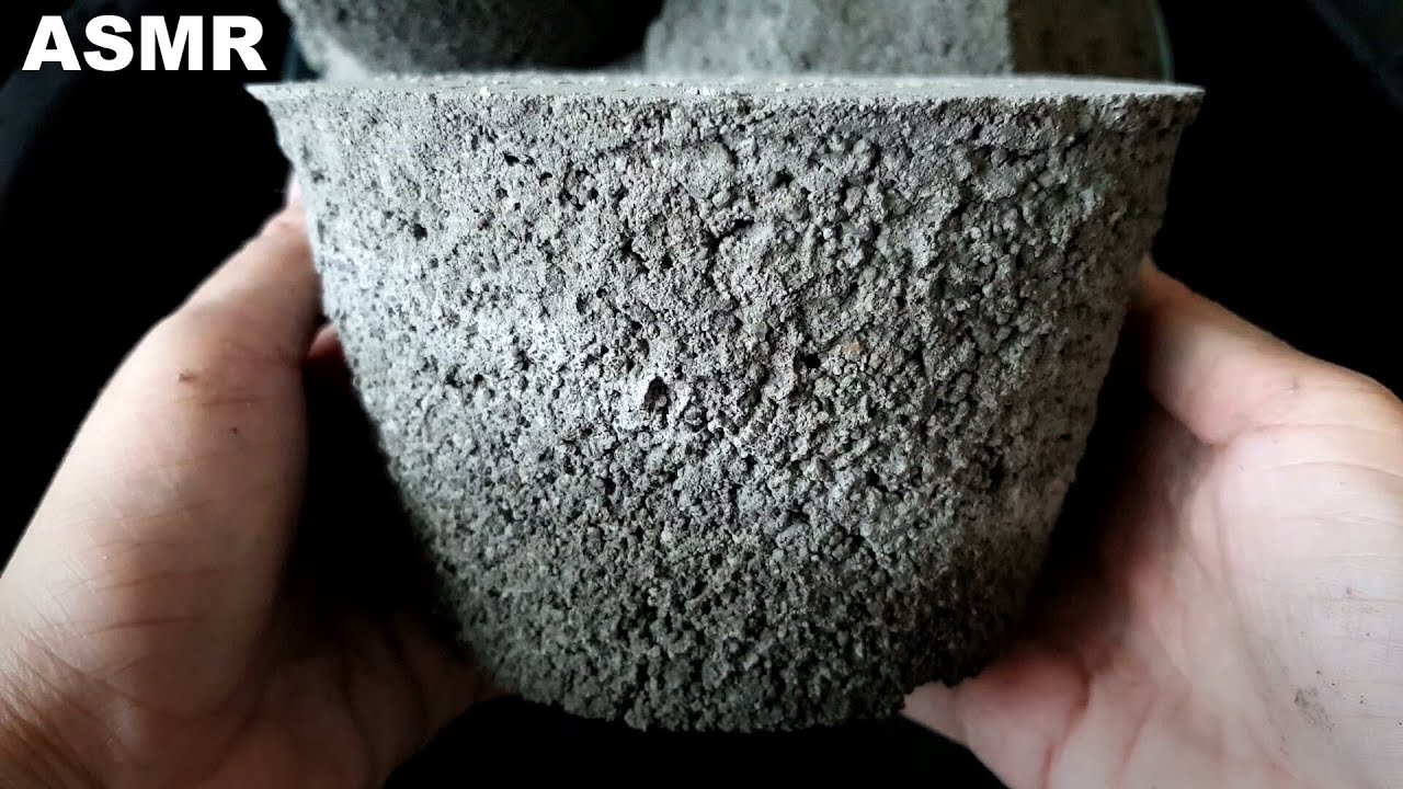 ASMR : Gritty Cement Dipping&Crumbles in Water #290
