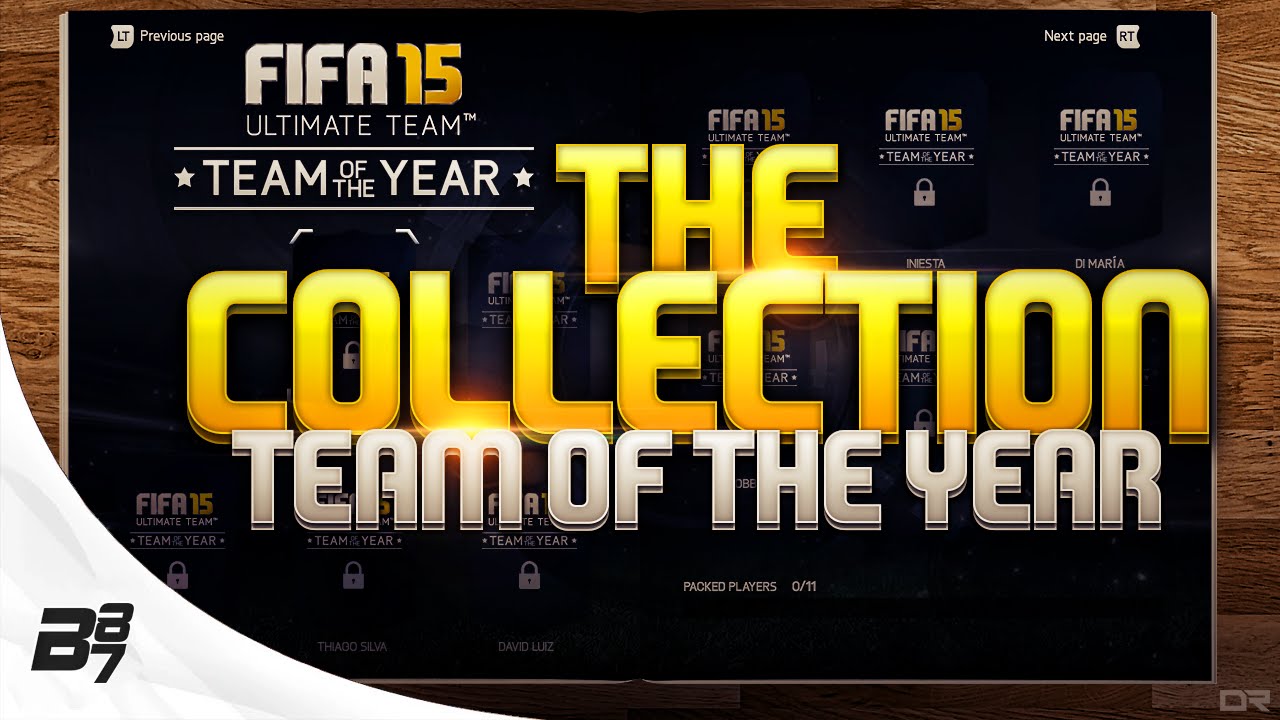 FIFA 15 | THE COLLECTION! TEAM OF THE YEAR PACK PULLS!