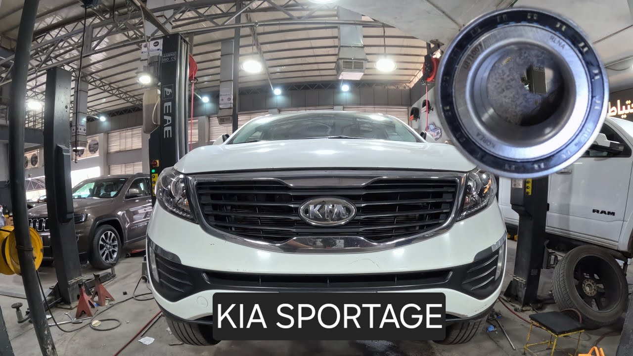 how to replace front wheel bearing ... kia sportage 2005-2015 (torque specs)