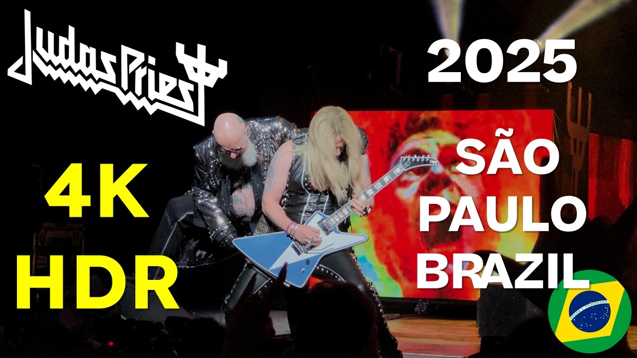 Judas Priest Live - Panic Attack, Rapid Fire, Breaking the Law, Riding on the Wind - Brazil 2025