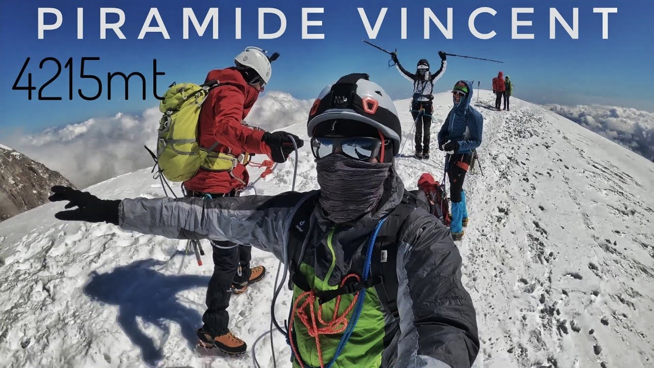 PIRAMIDE VINCENT 4215MT - VIA NORMALE DA INDREN ALAGNA - MONTE ROSA