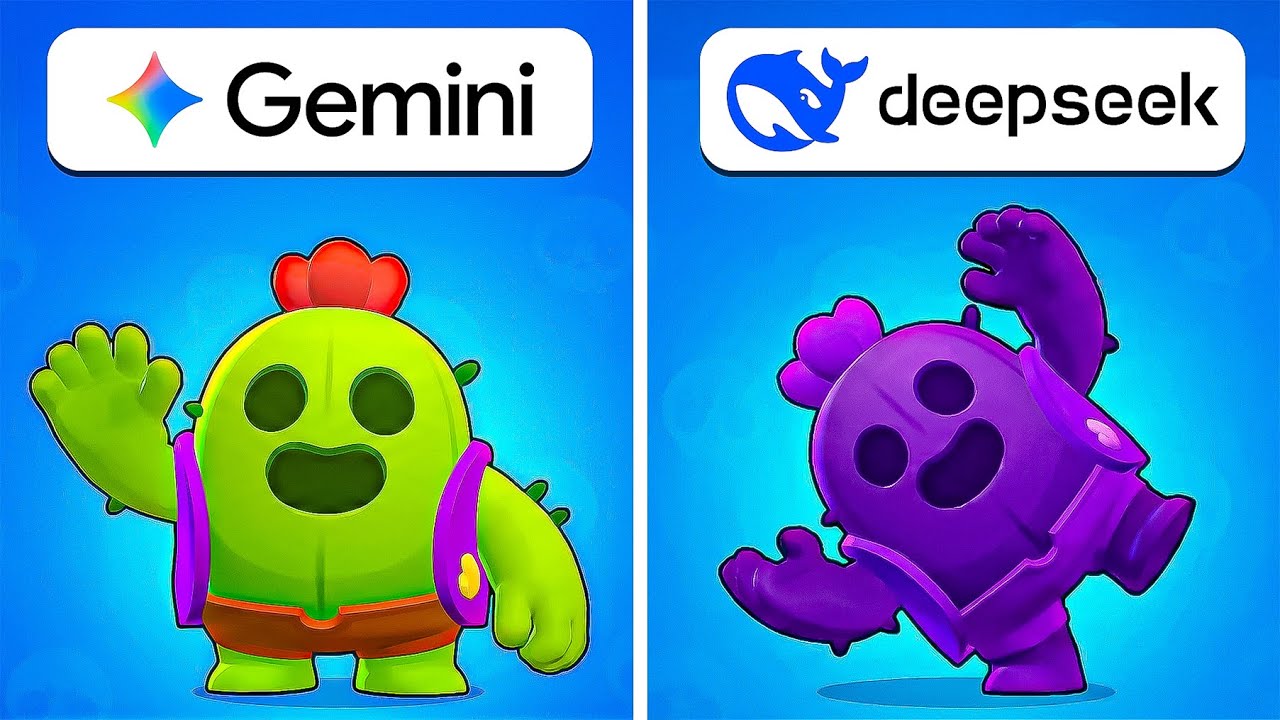 Gemini vs Deepseek: Criando Brawl Stars do Zero!