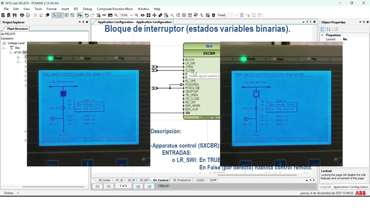ABB REL670 - 08: Bloque de interruptor (SXCBR)