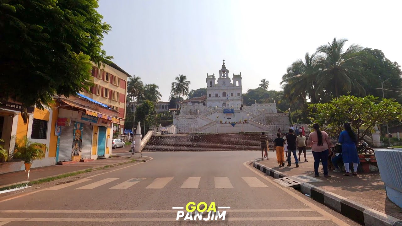 Panaji(Panjim) City Drive - 4K | Goa’s Capital City