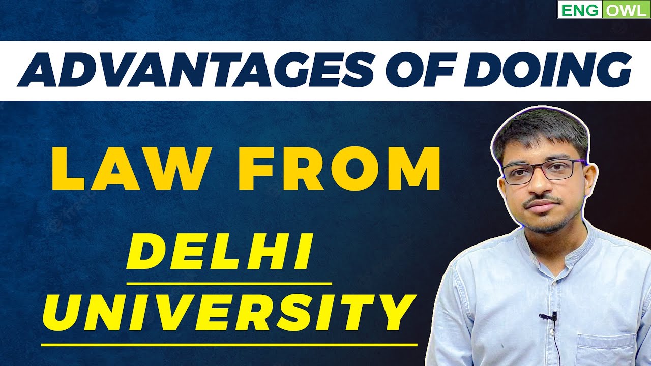 Advantages of Doing Law / DU LLB  From Delhi University | DU LLB 2024 | CUET PG 2024 | COQP11