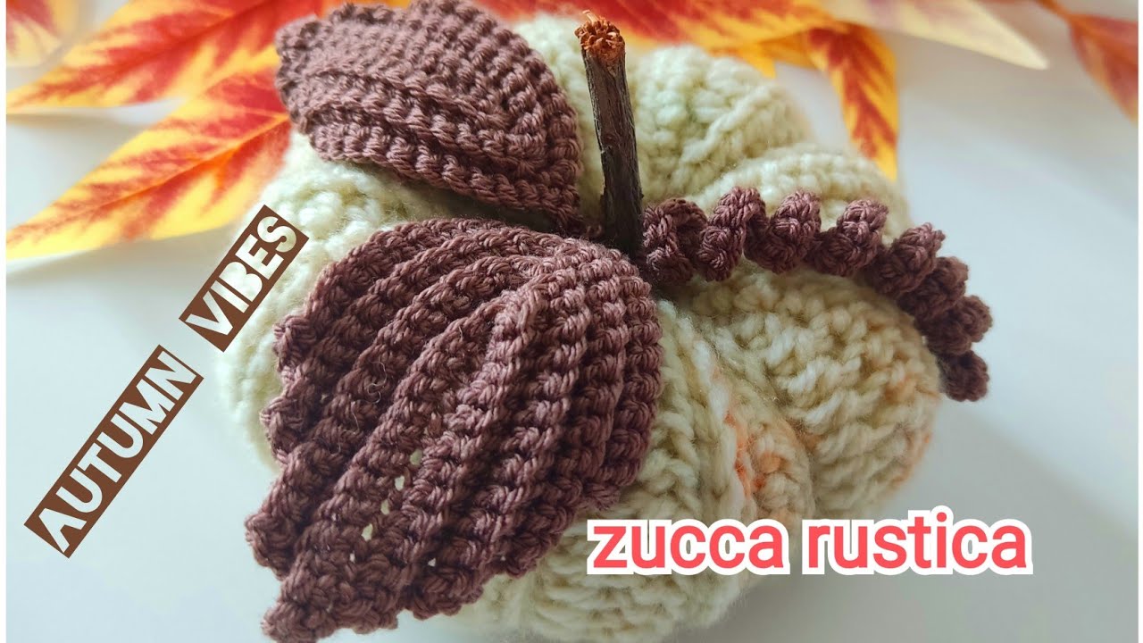 Zucca a uncinetto facile e veloce -fall pumpkin crochet  #forgiocreations #autunno #citrouille