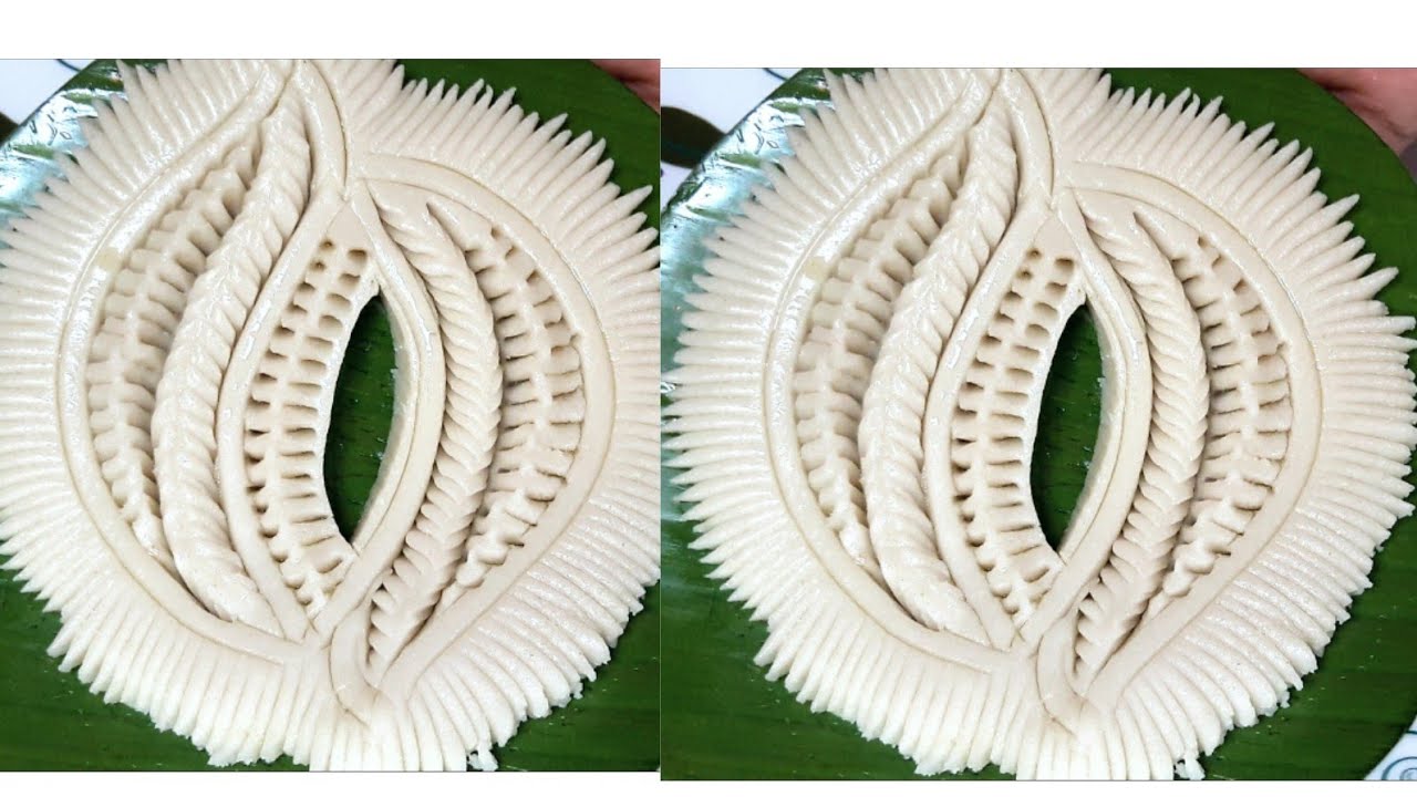 Traditional flower cake/How to make nokshi pita Design no:51.