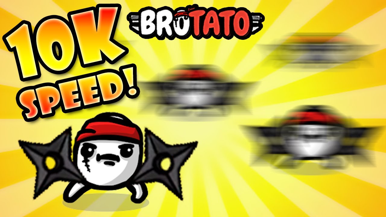 10,000 Movement Speed! I'm Blinking Across The Map! | Brotato