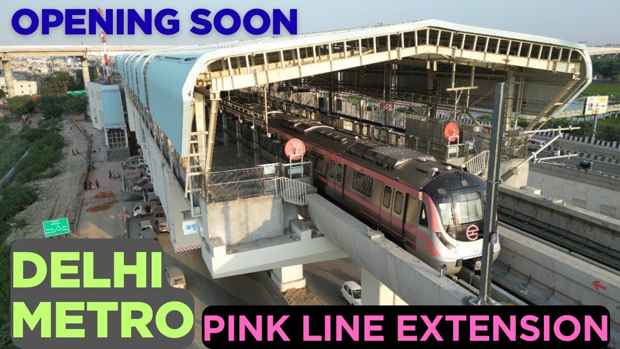 Opening Soon | Delhi Metro Pink Line Extension | Majlis Park to Mauj Pur 